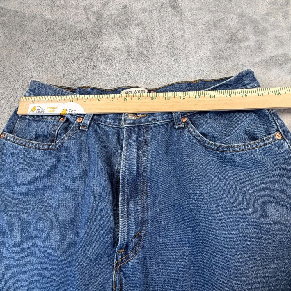 Levi’s 550 Relaxed Fit Jeans Men’s 38x30 Blue Denim Y2K Dad Jeans Straight Leg - Picture 6 of 9